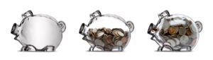 clear piggy banks