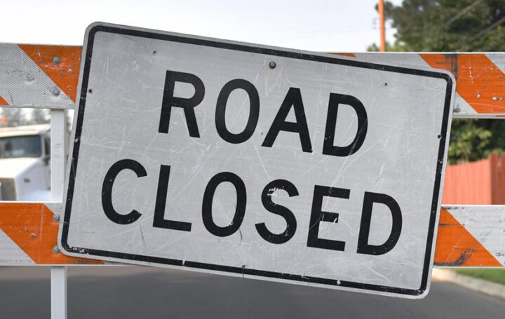 Road Closure Sign