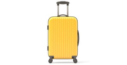 yellow suitcase