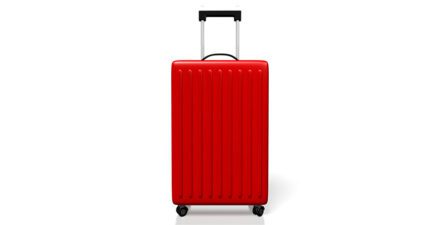 red suitcase