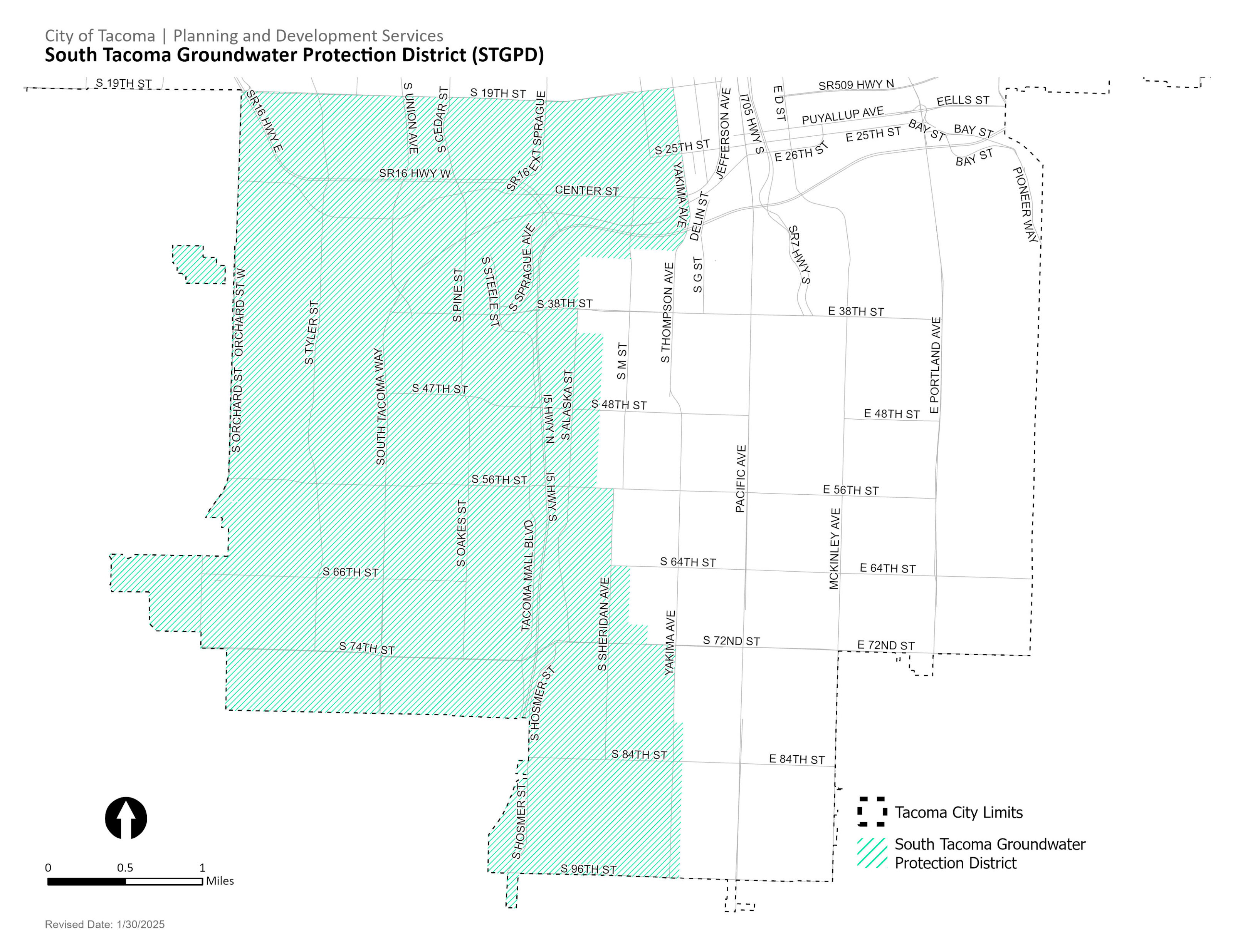 STGPD Area Map