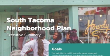 South Tacoma Neighborhood Plan Executive Summary