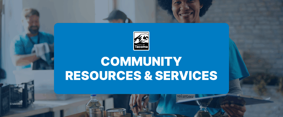 City of Tacoma logo with copy saying 