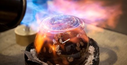 Hilltop Artists' glass pieces for Monkeyshines