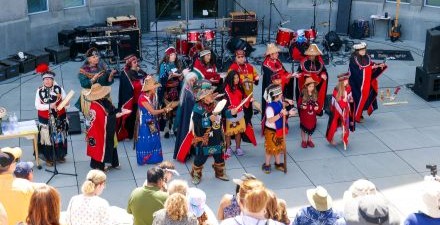 Performance at IN THE SPIRIT Arts Market & Northwest Native Festival