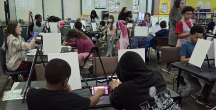 Art programming supported by Sheridan PTA