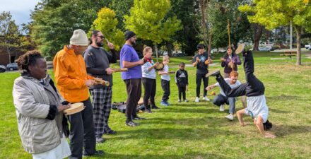 Capoeira Vida performance at People's Park