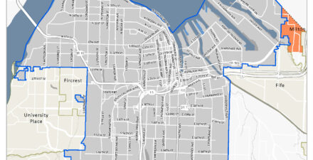map of potential annexation areas