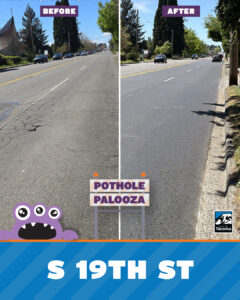 Pothole Palooza 2026 South 19th Street