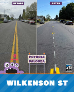 Pothole Palooza 2026 South Wilkeson Street
