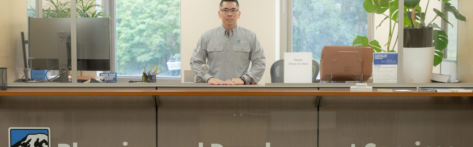 permit counter staff
